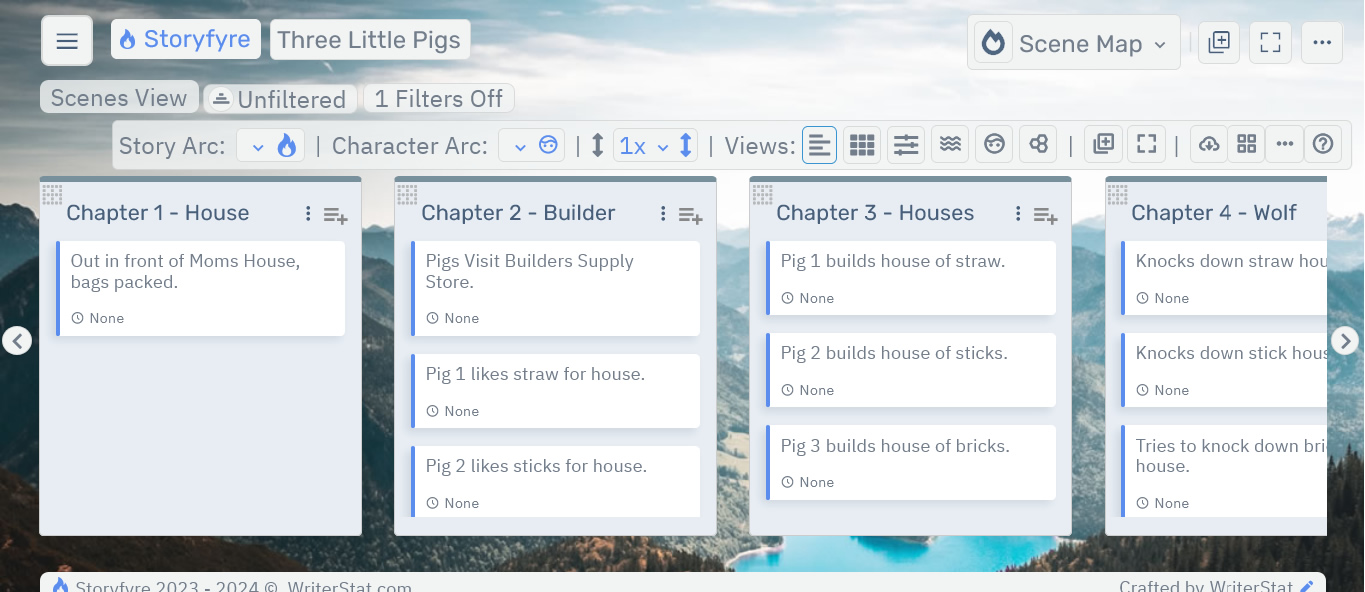 Storyfyre Origin Three Little Pigs Example Primer