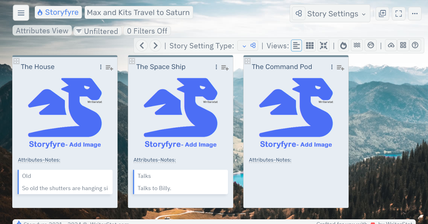 Storyfyre Story Settings